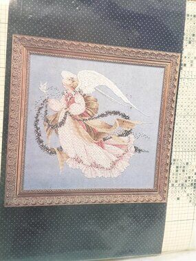 Angel of Summer Counted Cross Stitch Pattern Lavender and Lace 1993 L&L26